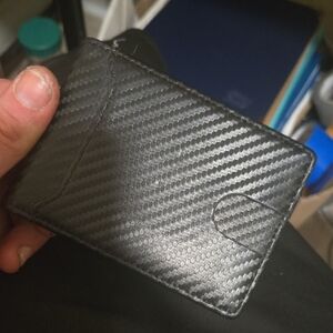 Guess Brown Embossed Leather Folio Phone Case with Wrist Strap